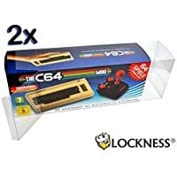 Los mejores  - 2x Cubierta protectora para The C64 Mini - Box Protector para Commodore 64 Mini 0.5 mm RESISTENCIA Embalaje original…
